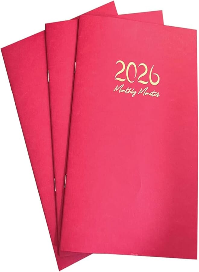 Memo Monthly Monitor 2026 (Packages) (3 Red)